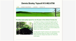 Desktop Screenshot of dennisbosleytopsoil.com